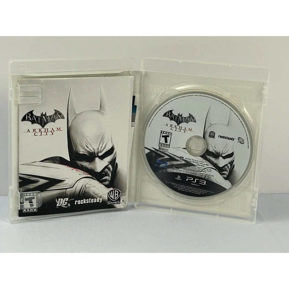 Batman Arkham City PS3 Game Complete CIB Untested Excellent Disc Condition